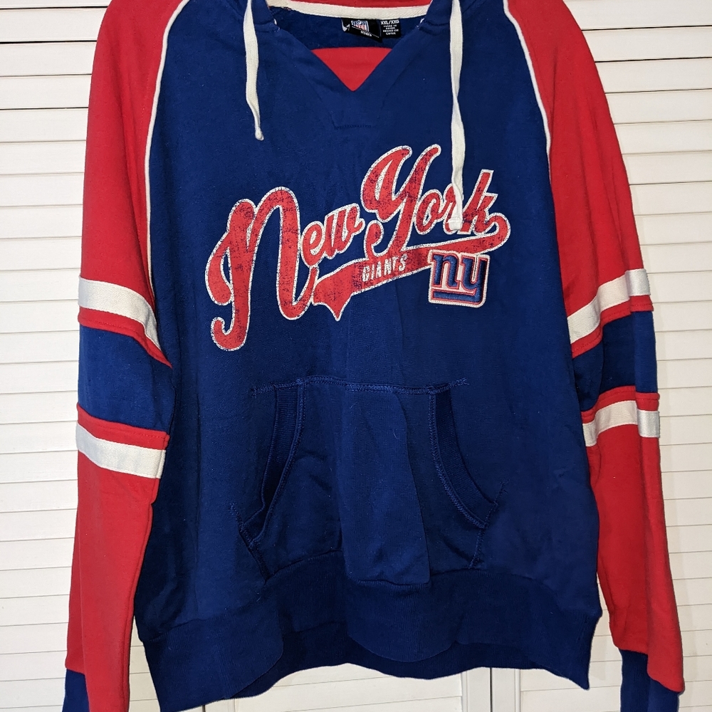 Women's New York NY Giants G-III Sports by Carl Banks Hoodie NWOT